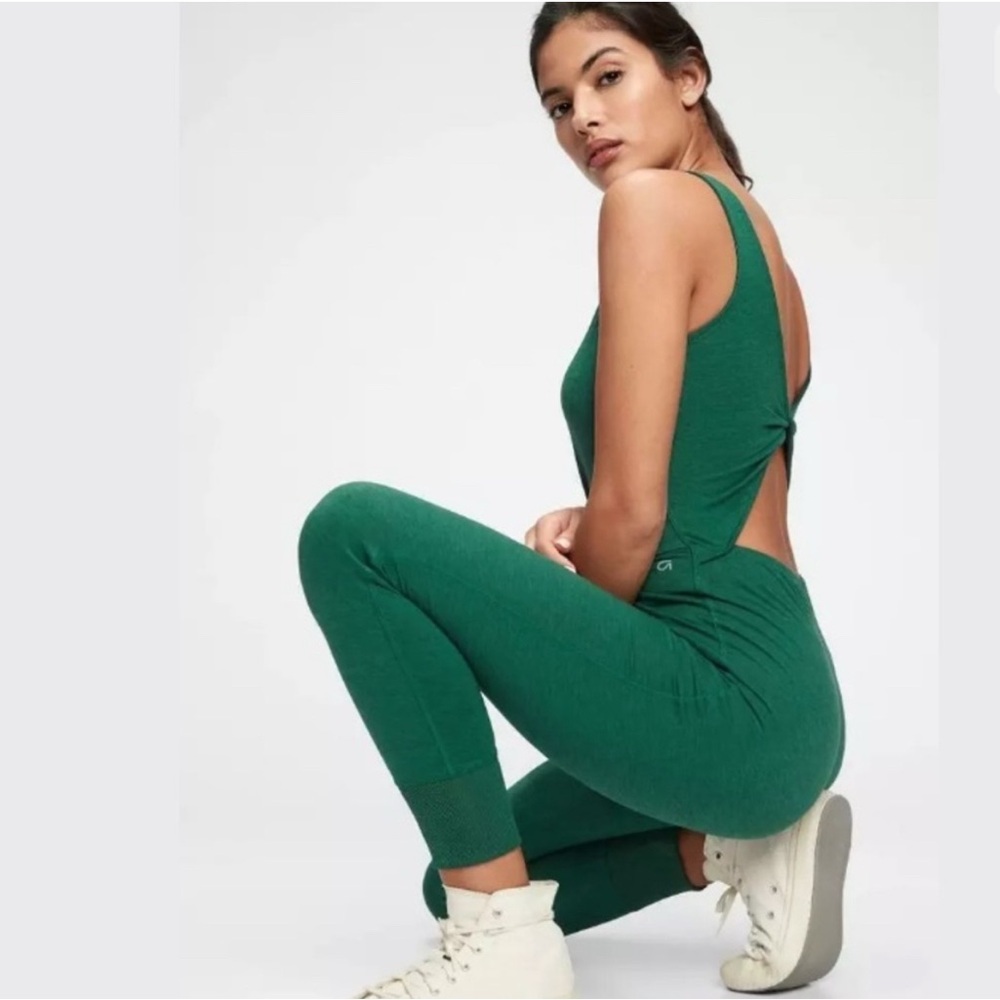 GapFit Brush Jersey Tech Jumpsuit - Tall